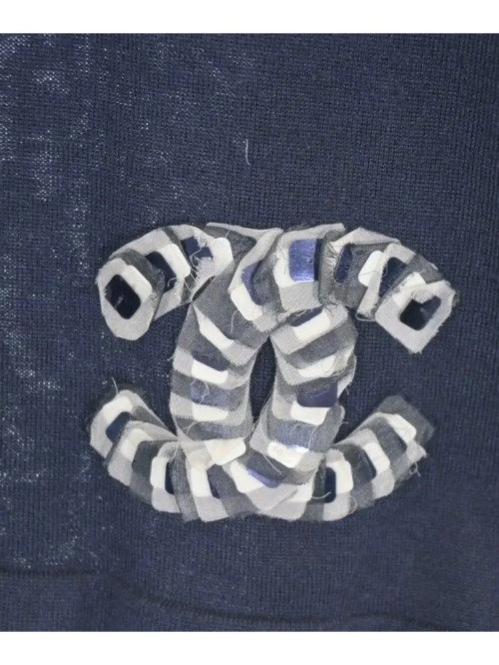 Chanel Knit Sweater Navy